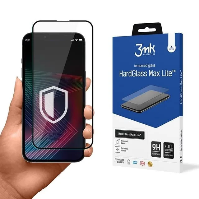 3MK iPhone 14/13 Pro/13 Härdat Glas Skärmskydd