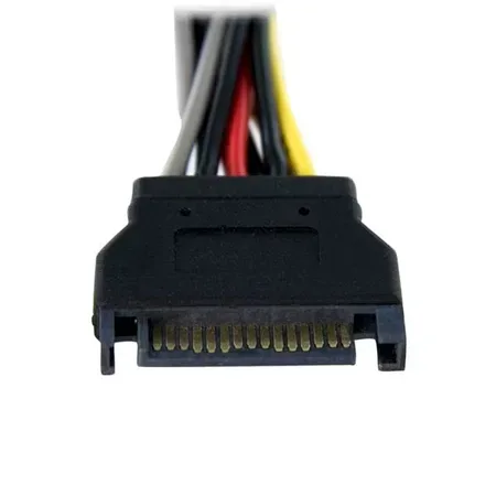StarTech.com PYO2SATA SATA-ström Y-delare, 15 cm, hane till hona