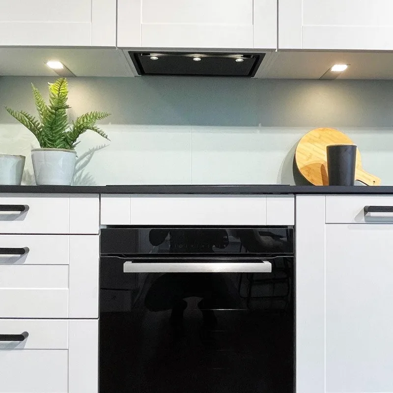 Silverline Torino 53 cm, svart glas 75 cm