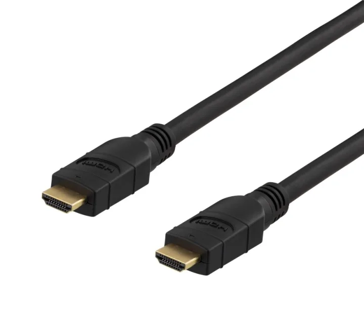 DELTACO PRIME aktiv HDMI-kabel, 5m, 4K 60Hz, Spectra, svart