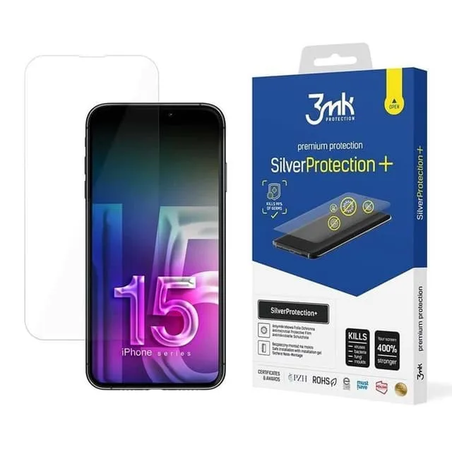 3MK iPhone 15 Pro Max Plastfilm skärmskydd
