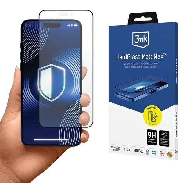 3mk iPhone 16 Pro Max Härdat Glas Skärmskydd Matt Max