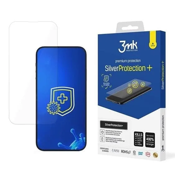 3MK iPhone 14/14 Pro Plastfilm skärmskydd Silver