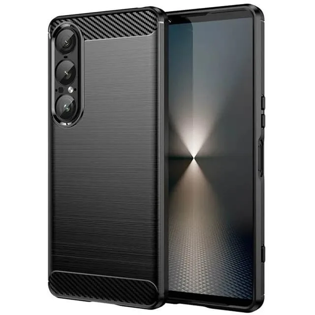 CaseOnline Borstat silikon skal Sony Xperia 1 VII