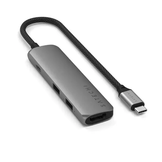 Satechi 4-i-1 HUBB USB-C Slim Multiport Adapter