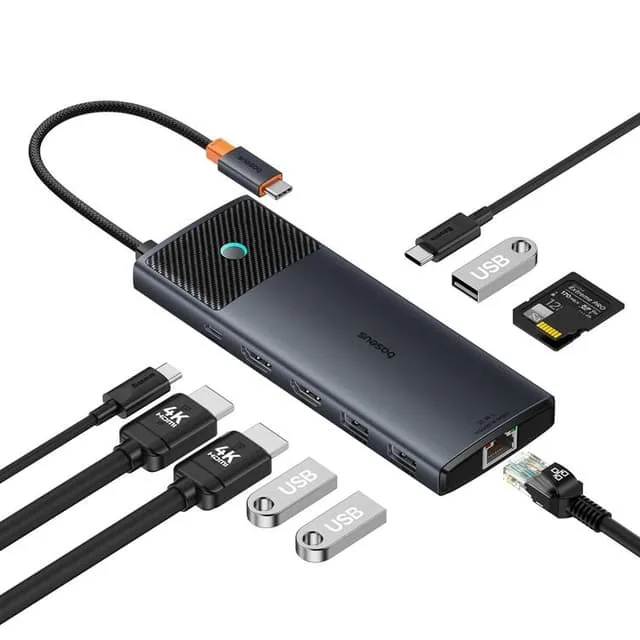 Baseus HUB 10in1 Metal Gleam Series