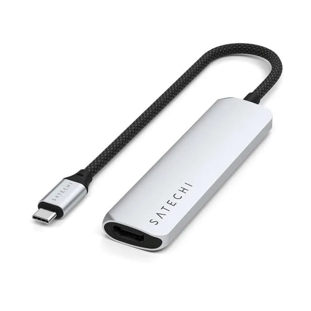 Satechi 4-i-1 HUBB USB-C Slim Multiport Adapter