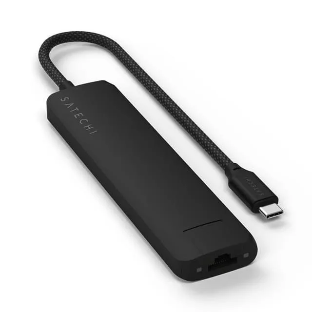 Satechi 7-i-1 HUBB USB-C Slim Multiport Adapter med Ethernet