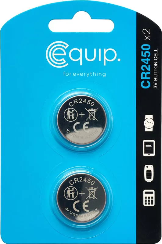 Equip CR2450 batterier (2-pack)