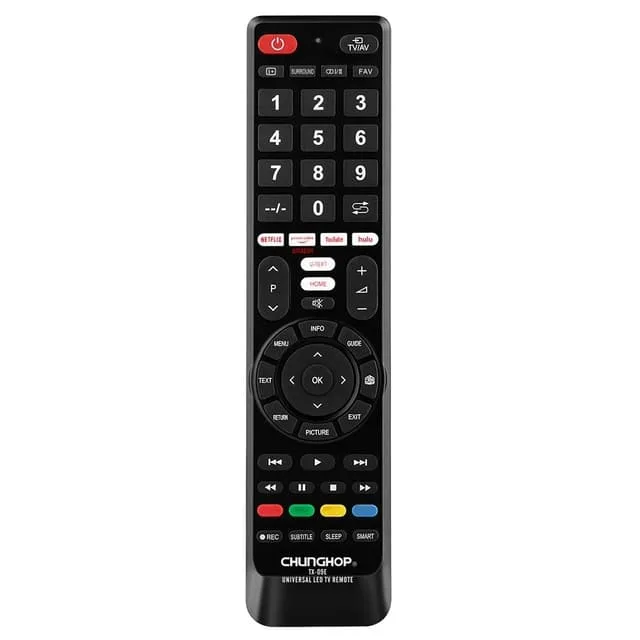 MTK Fjärrkontroll CHUNGHOP TX-09E Universal TV-fjärrkontroll Ersättning