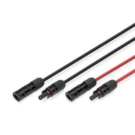 Digitus DK-SCEC66-0010 DK-SCEC66-0010 Solcellskabel förlängning 6 mm² Kabellängd 1 m