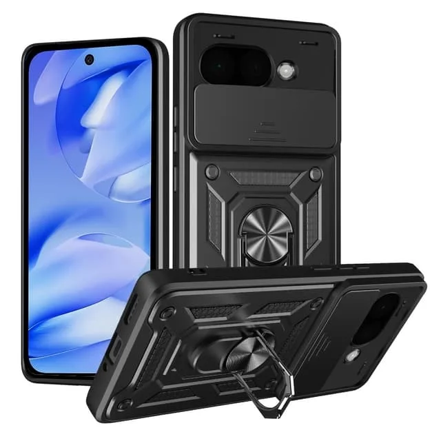 Skalo Google Pixel 9a Armor Metallring Kameraslider Skal