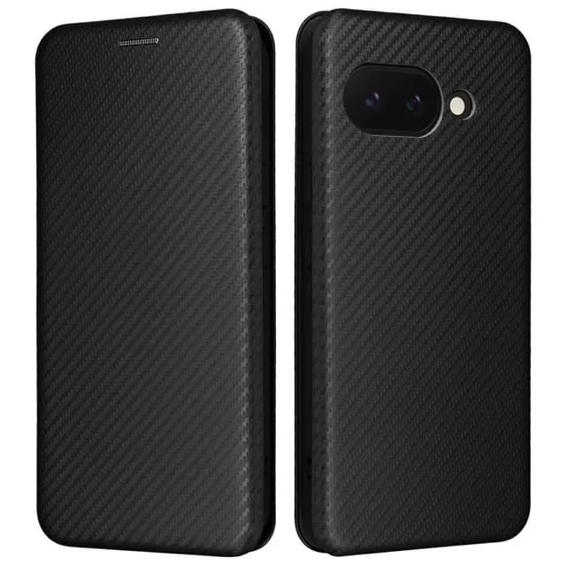 Skalo Google Pixel 9a Carbon Fiber Plånboksfodral