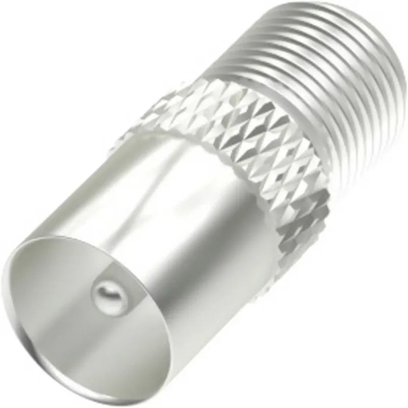 Hama 00205223 F-/koaxial-adapter Skärmad Anslutningar: F-anslutning, Koaxialkontakt IEC 1 st