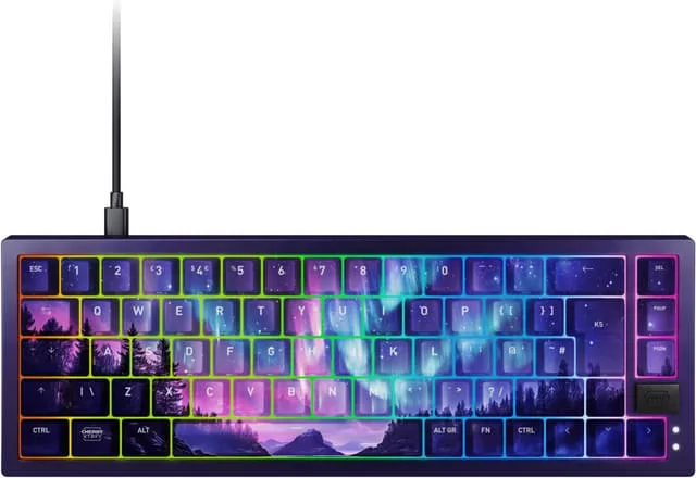 CHERRY XTRFY tangentbord och musmatta-paket