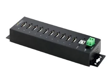 StarTech.com 10-Port Industrial USB 2.0 Hub