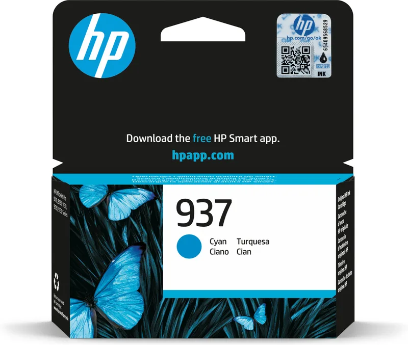 937 CYAN ORIGINAL INK CARTRIDGESUPL