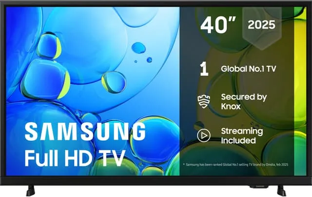Samsung 32" F6002F FHD LED-TV, Smart TV, DVB-T2/S2/C, HDR10+, Wi-Fi, Bluetooth, HDMI, USB, 2025 års modell