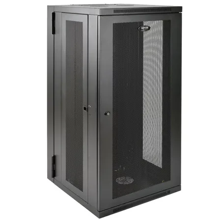 Eaton Tripp Lite Series 26U Wall Mount Rack Enclosure Server Cabinet Swinging Hinged Door Deep
