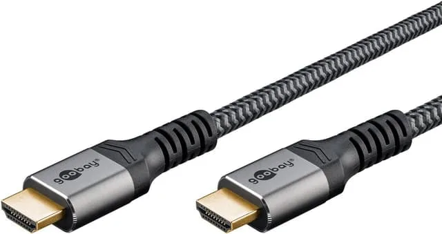 High Speed HDMI™ Cable with Ethernet, 5 m, Sharkskin Grey