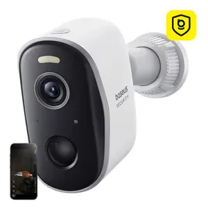 Baseus N1 utomhuskamera (vit)