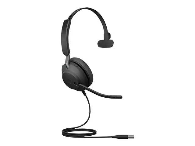 Jabra Evolve2 40 SE headset, svart