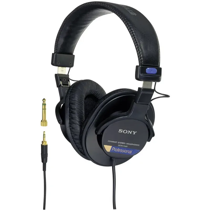 Sony MDR-7506 Over Ear hörlurar Sladd Svart Studio