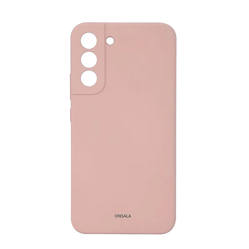 ONSALA Mobilcover Silicone Sand Pink Samsung S22