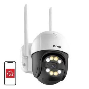 IP utomhuskamera ZOSI C289 WiFi Pan Tilt 3MP IP66 med 32GB microSD-kor