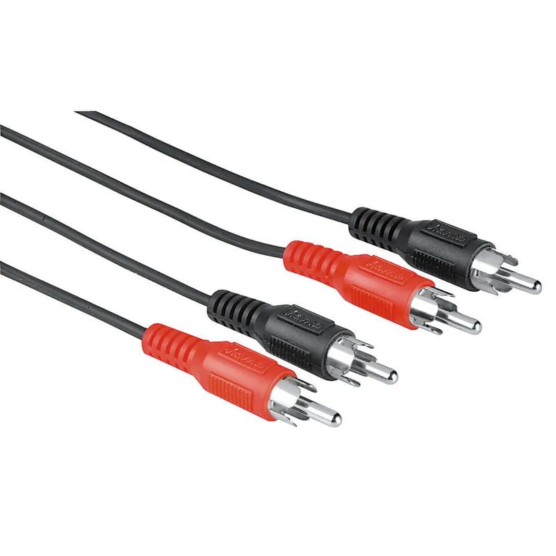 Hama kabel 2xRCA till 2xRCA 1,2 m, 25-pack