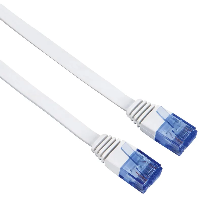 Hama Kabel Nätverk CAT6 UTP Flat Vit