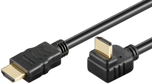 goobay Höghastighets-HDMI™-kabel 270° med Ethernet