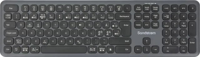 Sandstrøm Dual Mode trådlöst tangentbord