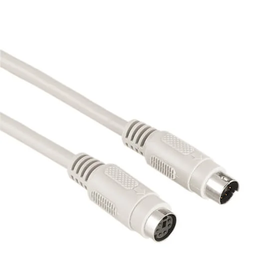 Hama Kabel PS/2 6pin-6pin Förlängning Grå 2m
