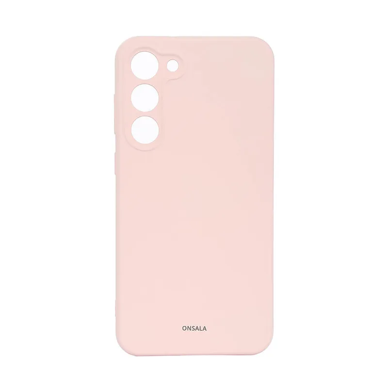ONSALA Backcover Silicone Samsung S23+ 5G Chalk Pink