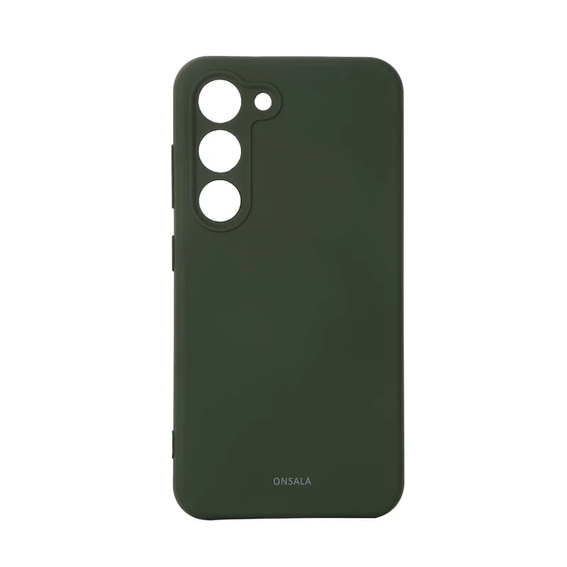 ONSALA Backcover Silicone Samsung S23 5G Olive Green