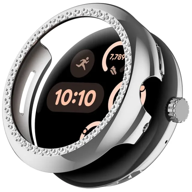 Skyddande skal för Google Pixel Watch 3 45mm Silver