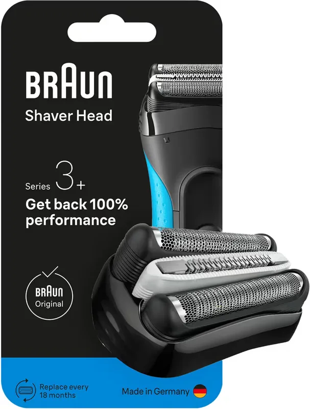 Braun 735797 Rakhuvud Rostfritt stål, Svart 1 st