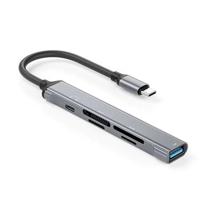 Nördic USB-C Kortläsare 4 Slot SD