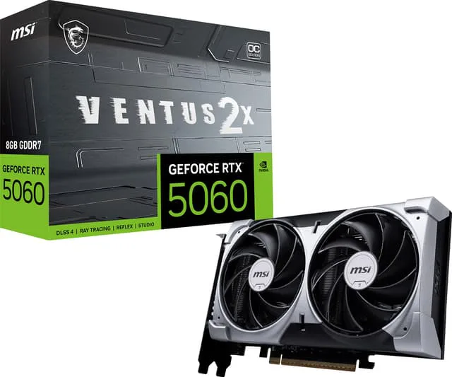 MSI GeForce RTX 5060 VENTUS 2X OC 8 GB GDDR7
