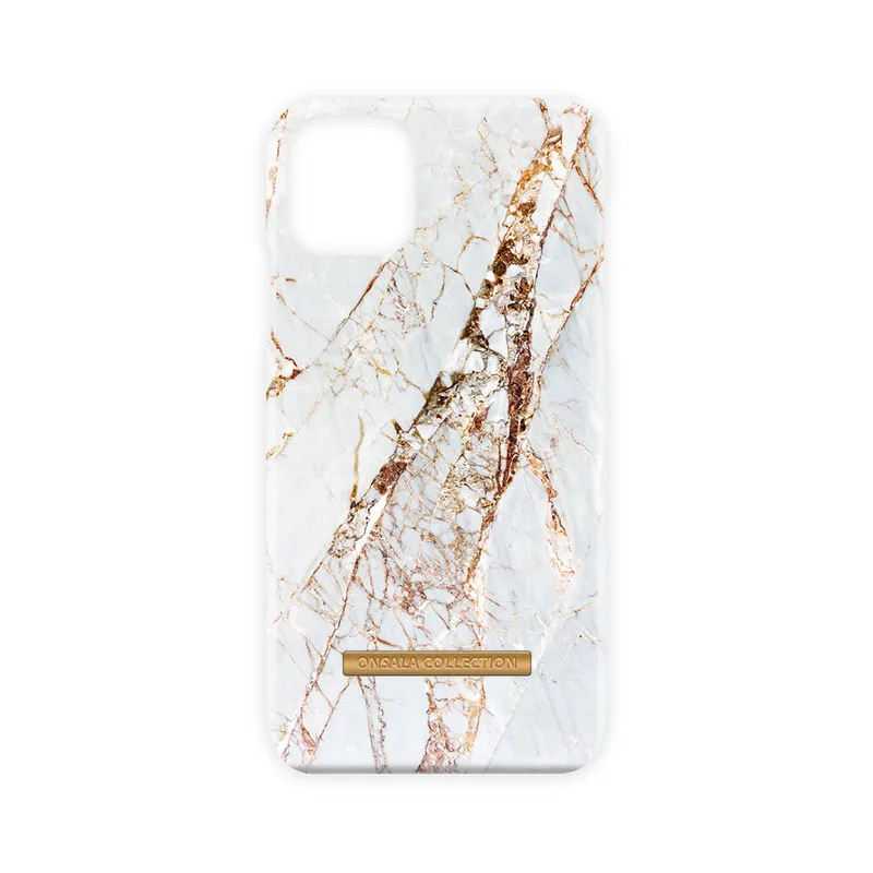ONSALA COLLECTION Mobilskal Soft White Rhino Marble iPhone 11 Pro Max