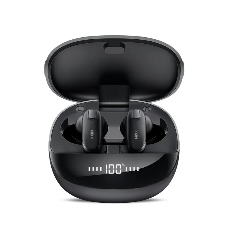 MIXX Mini Charge 2 trådlösa in-ear-hörlurar med Qi, svart