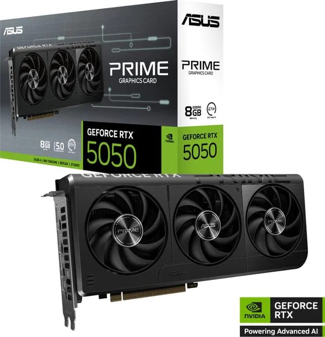 Asus GeForce RTX 5050 8GB PRIME grafikkort