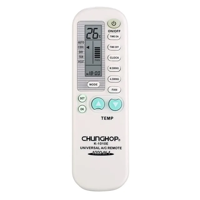 MTK Fjärrkontroll CHUNGHOP K-1010E Universal Ersättning luftkonditionering
