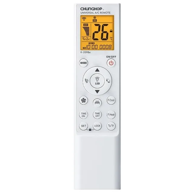 MTK Fjärrkontroll CHUNGHOP K-2098E Universal Ersättning luftkonditionering