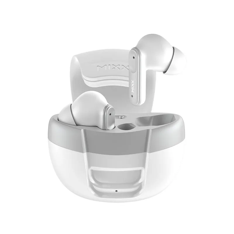 MIXX Solo 3 trådlösa in-ear-hörlurar, vita