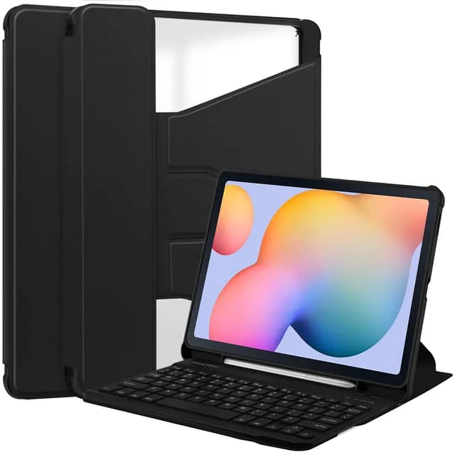 INF Samsung A9+ 11-tums Bluetooth-tangentbordsfodral KPH-030 Svart