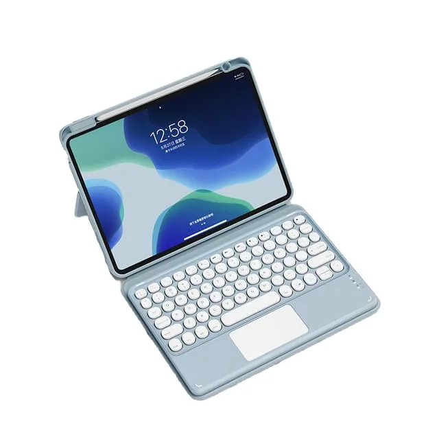 INF Löstagbart Bluetooth-Tangentbordsfodral för iPad Blå iPad 10