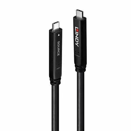 Lindy USB 3.2 Gen 2 & DP 1.4 Type C Hybridkabel 10m