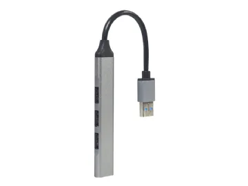 Gembird - hubb - 4-portar, silver